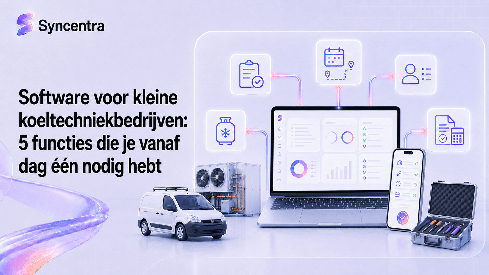 Software voor kleine koeltechniekbedrijven